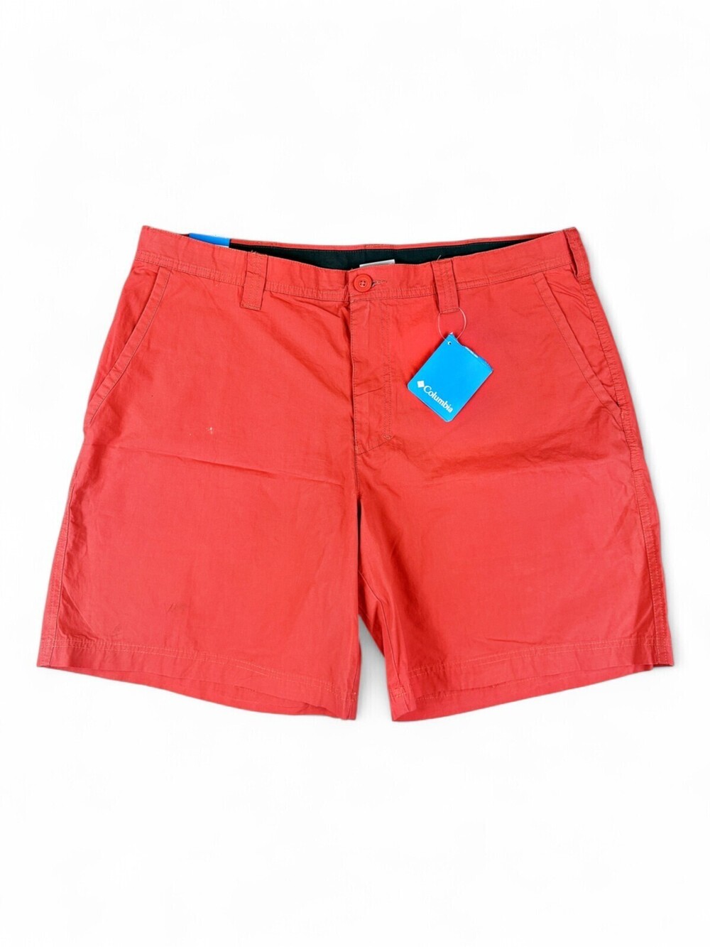 Columbia Mens Hybrid Shorts Red Size 38 Outdoor Casual Modern Classic